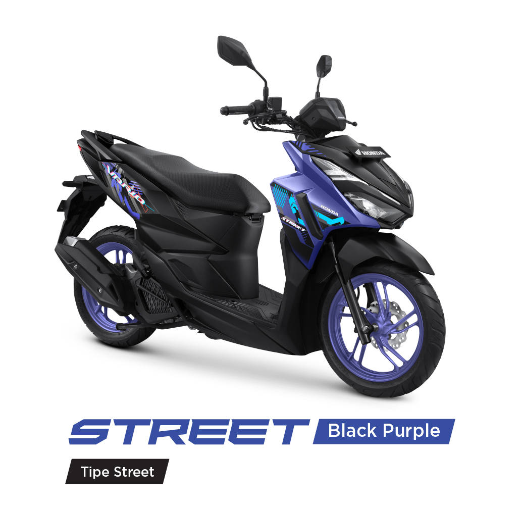 Honda Vario 125 Black Purple Street
