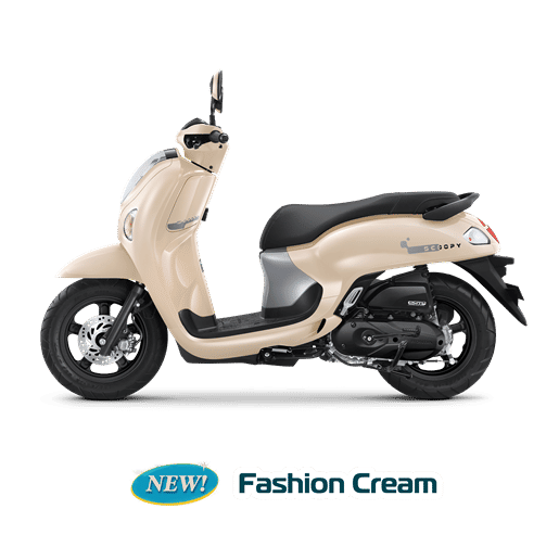 Honda Scoopy Fashion Cream
