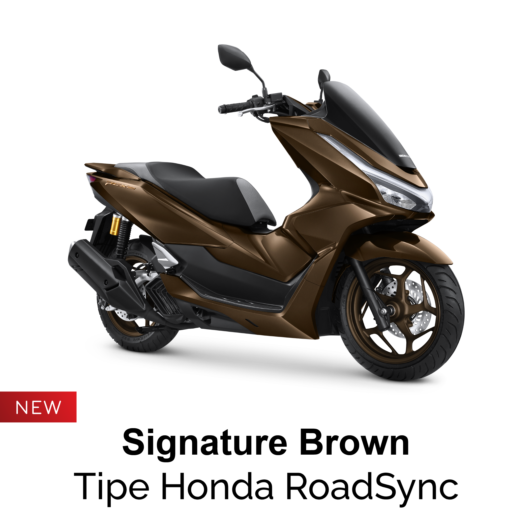 Honda PCX 160 warna bronze premium